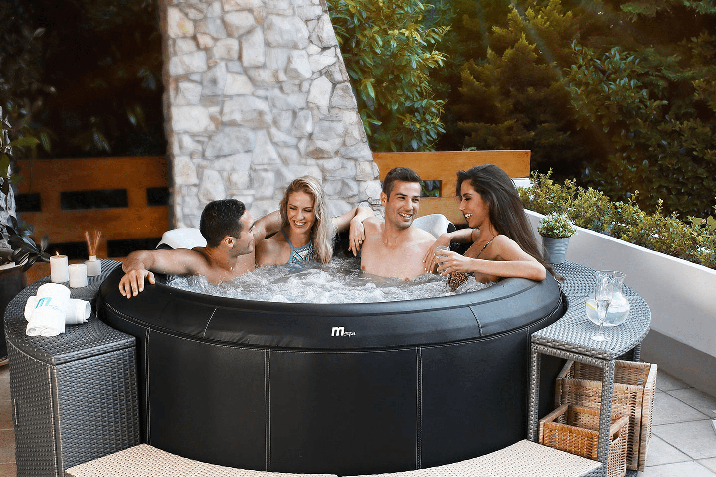 MSPA Camaro 6 Person Hot Tub lifestyle