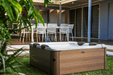 MSPA Oslo Amber 6 Person Hot Tub lifestye