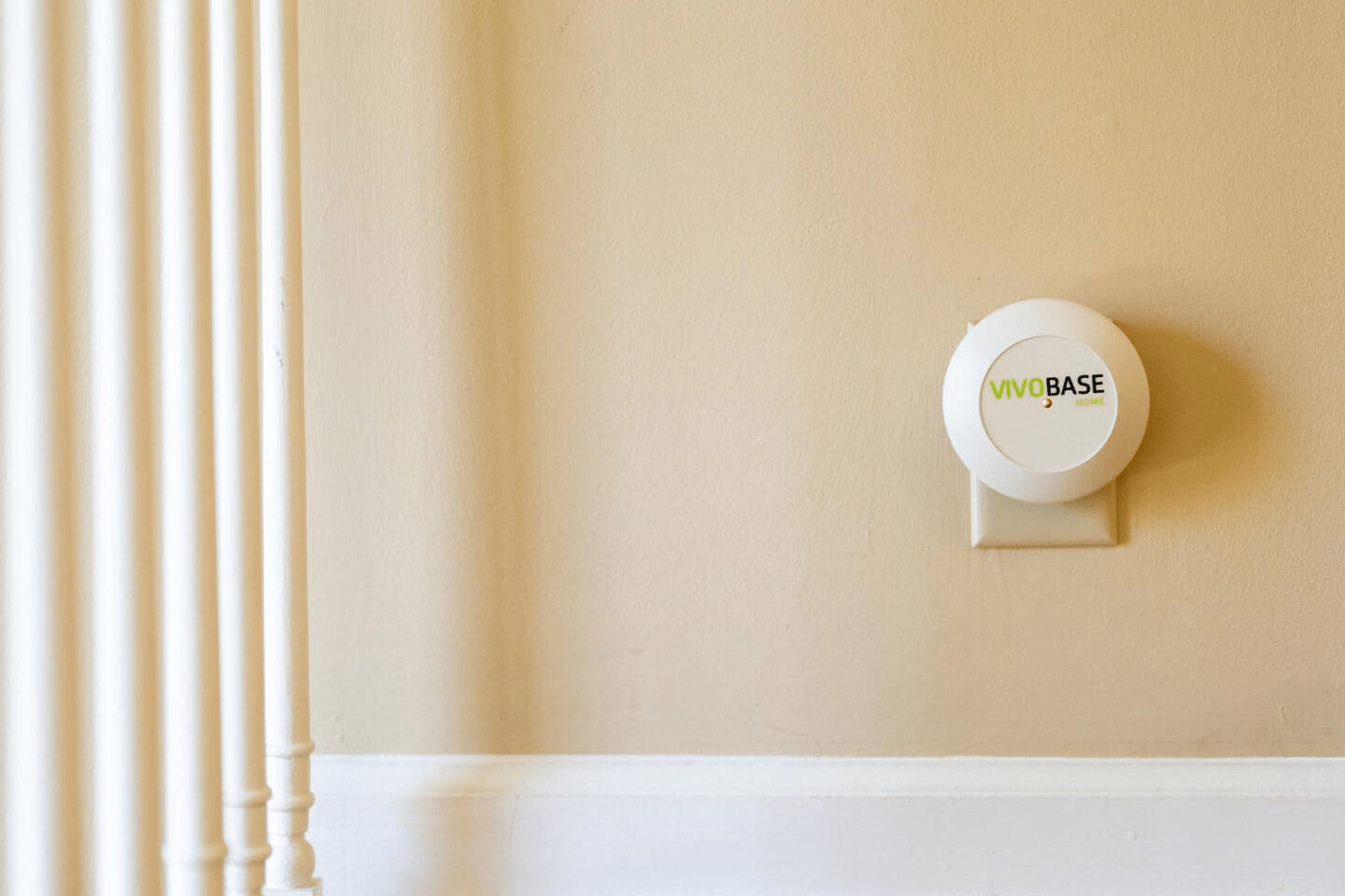 VIVOBASE Home EMF Protection Device on the wall