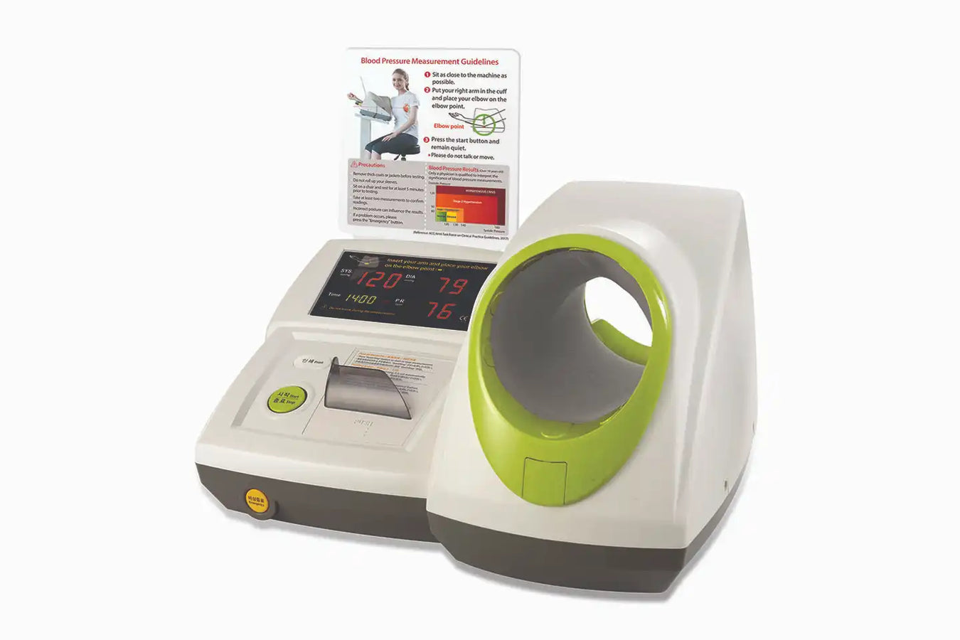 Inbody Blood Pressure with blood pressure monitor, high-speed thermal printer, and user manual