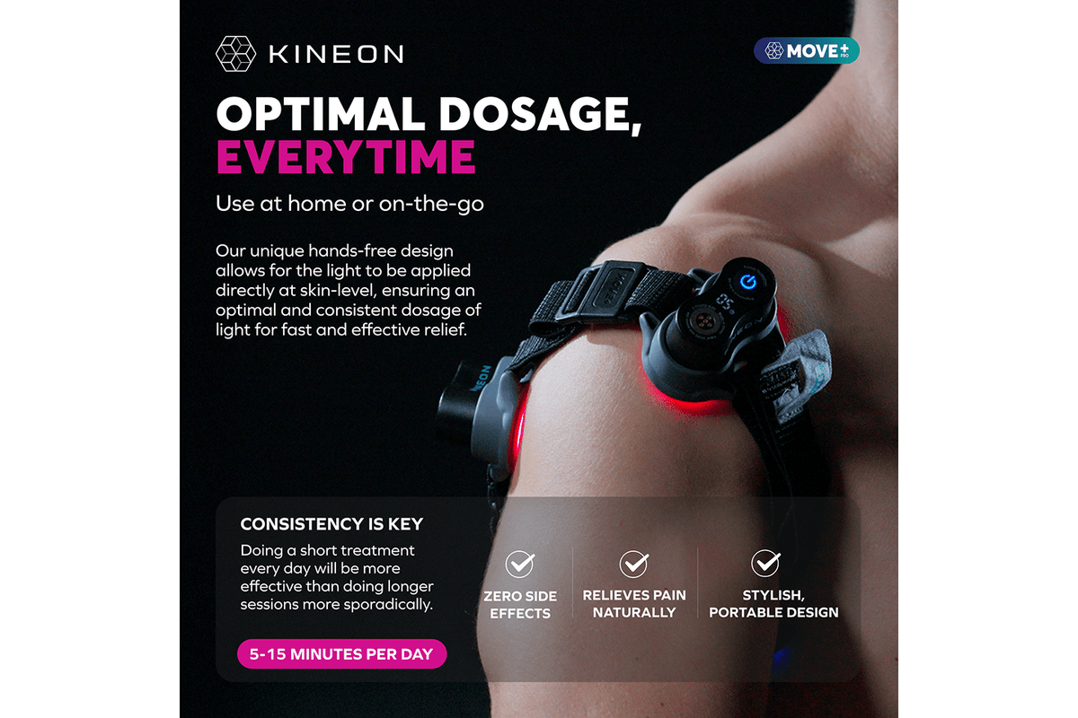 Kineon MOVE+ - Thérapie Par Lumière Rouge - Récupération Musculaire - Neuf Sous Blister
