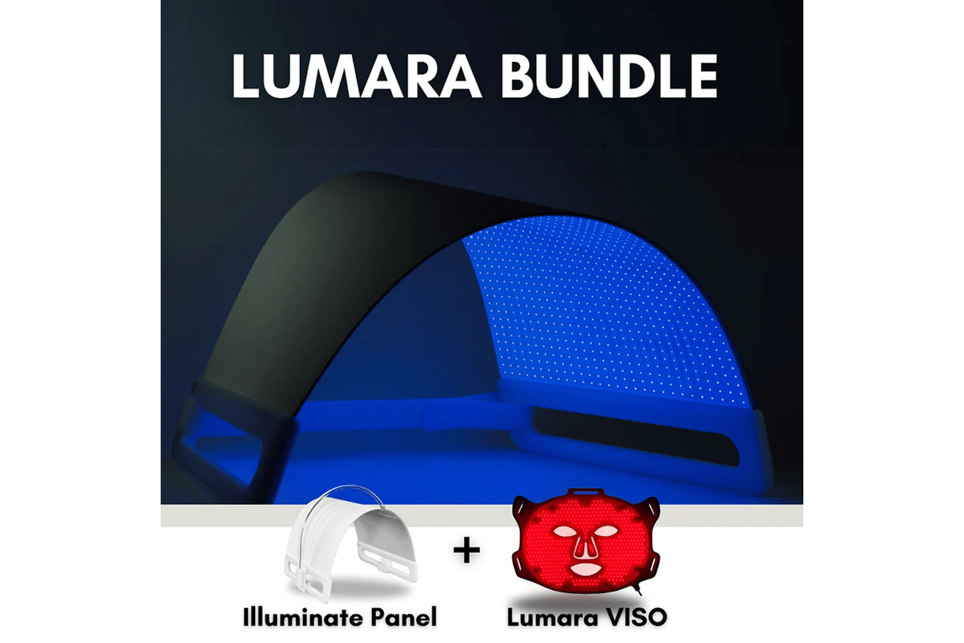 Lumara Illuminate Blue Professional Blue Light Therapy Panel bundle