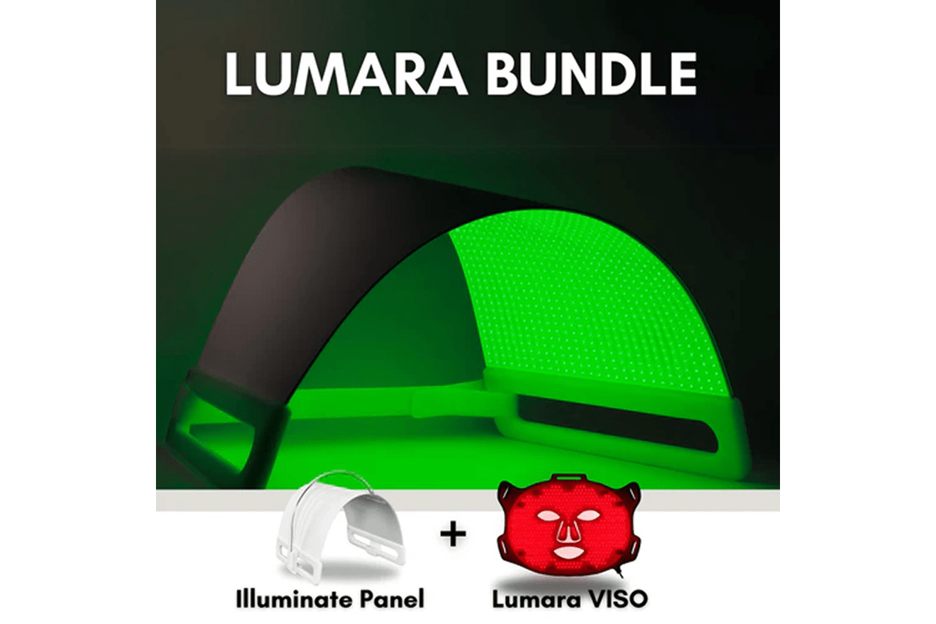 Lumara Illuminate Green Professional Green Light Therapy Panel bundle