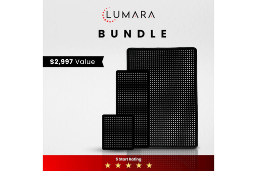 bundle offer for the Lumara Red Light Therapy Pad