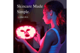lady holding a Lumara VISO Professional Red Light Therapy Mask