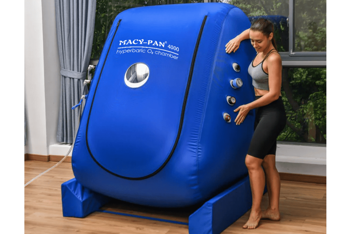 Macy Pan Seated Hyperbaric Chamber is constructed from environmentally certified TPU