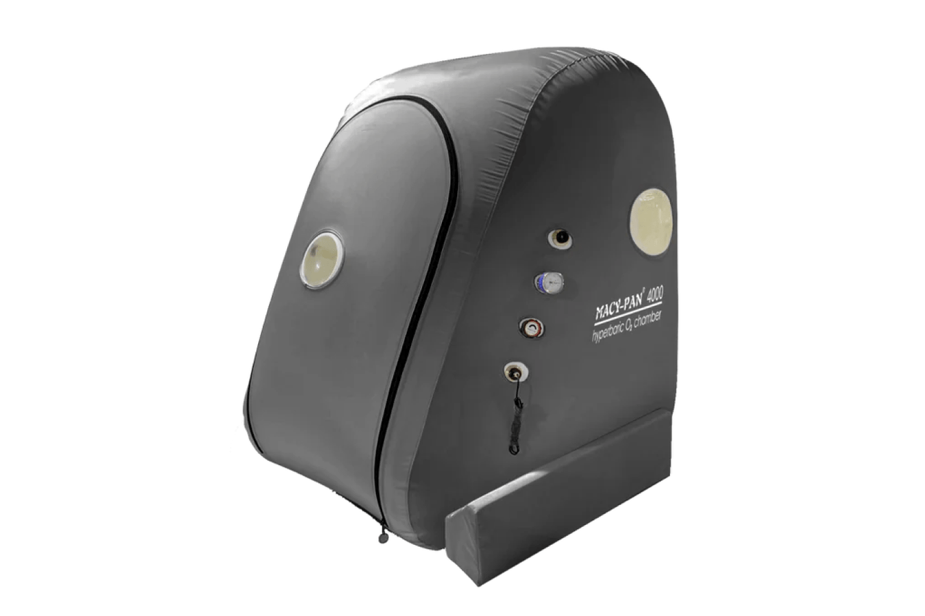 Macypan Mc400 Double Seated Hyperbaric Chamber front and side view 