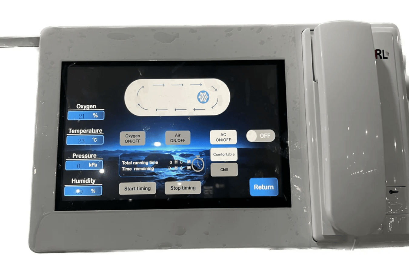 Interphone System is one of Macy Pan Hard Hyperbaric Features