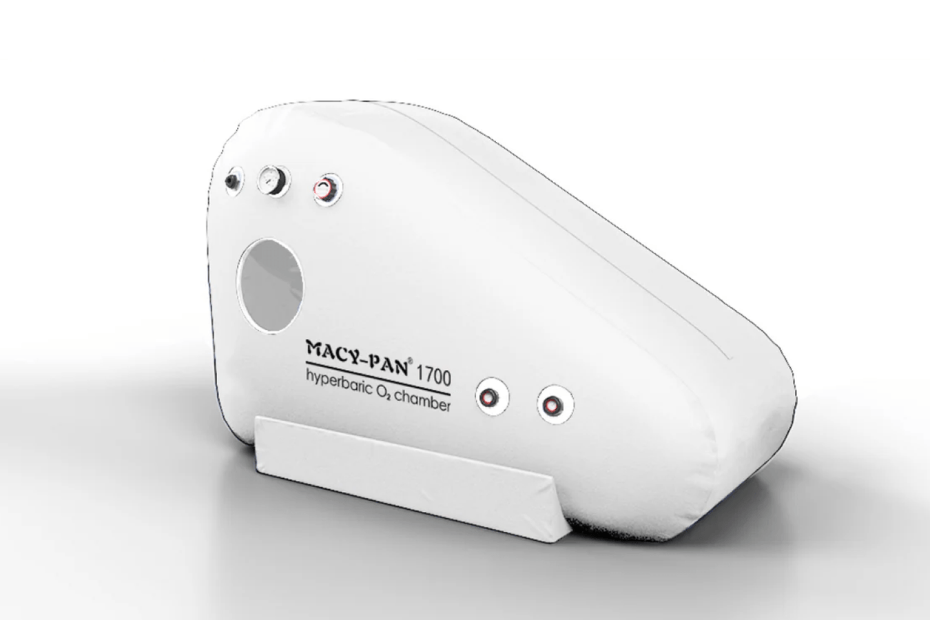 Macy Pan Seated Hyperbaric Chamber in white unit color