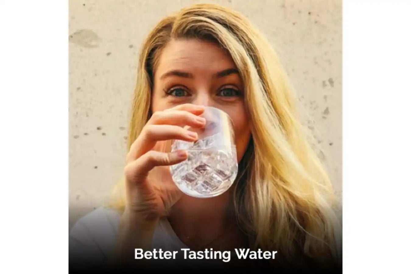 Person drinking Revitalized Water