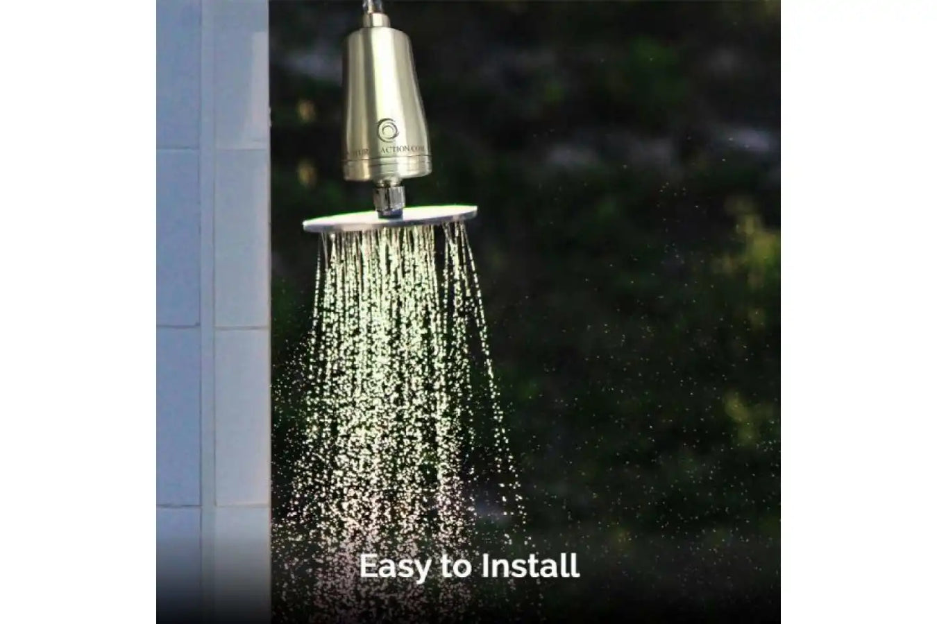 Water Ionization Stainless Steel Structured Water Revitalizer Shower Unit, shower head easy installation