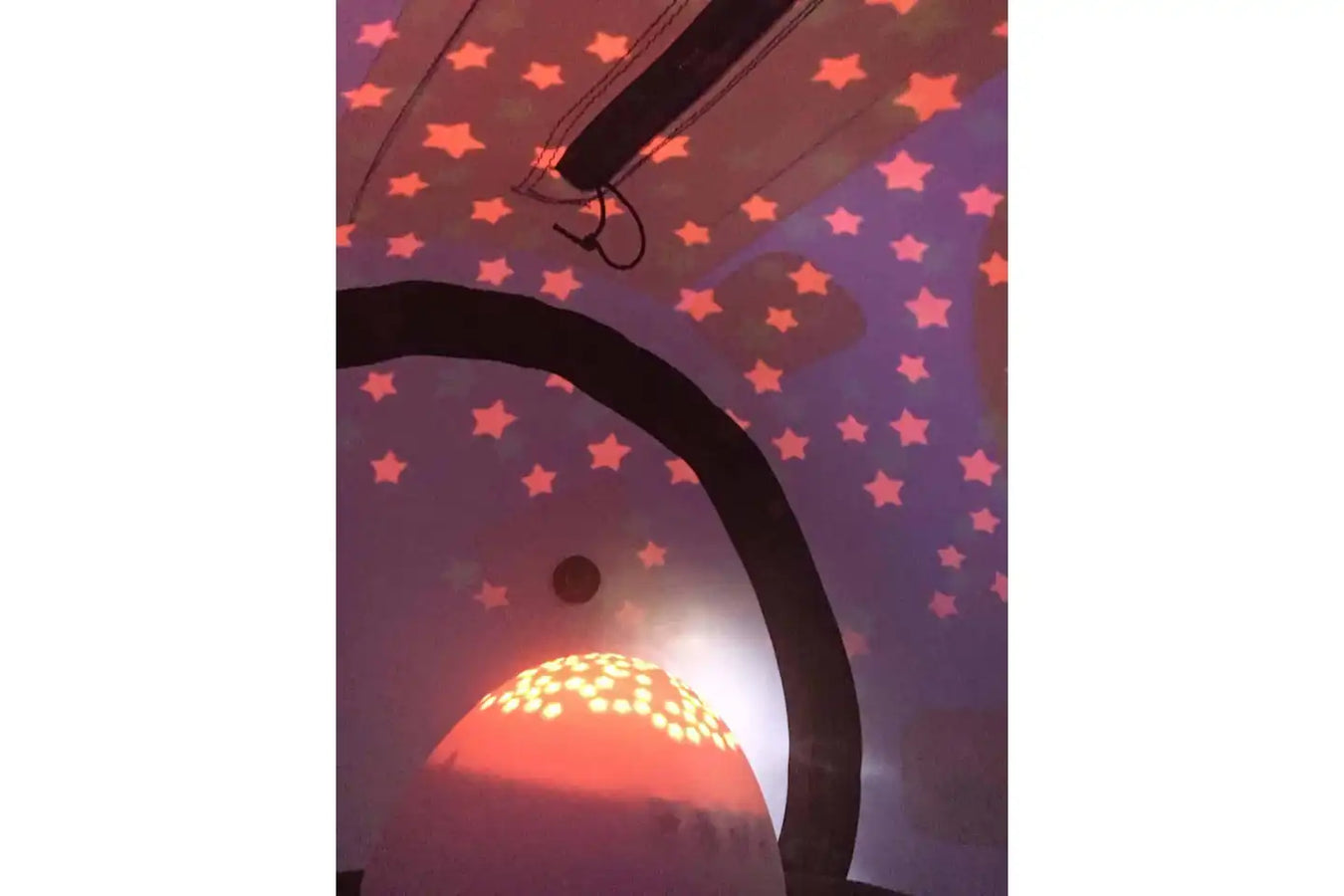 Newtowne Military Hyperbaric Chamber in use with user custom elegant lights