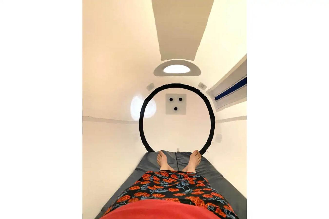 Newtowne Portable Hyperbaric Chamber in use