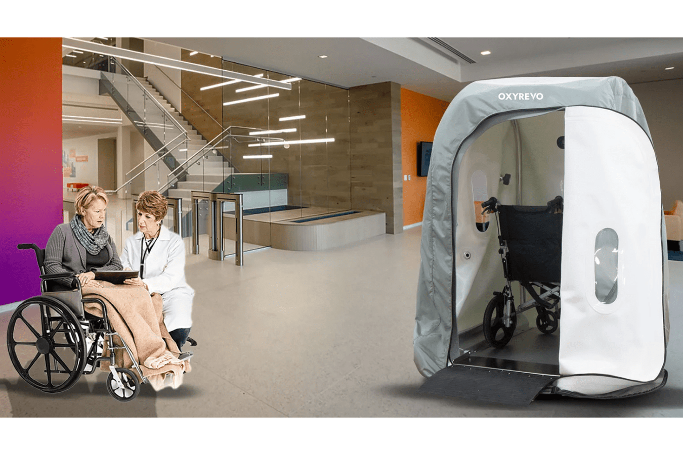 Oxyrevo Personal Hyperbaric Chamber Specs, dual YKK zippers, both inside and outside for smooth and easy operation