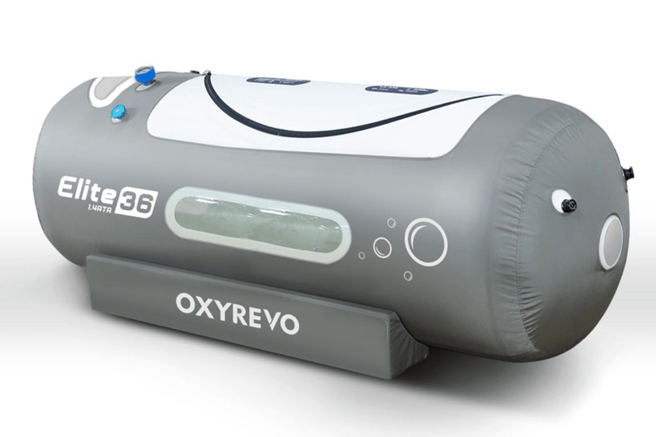 Elite36 1.4 Ata Hyperbaric Chamber with medical-grade silicone seal strip curved design zipper