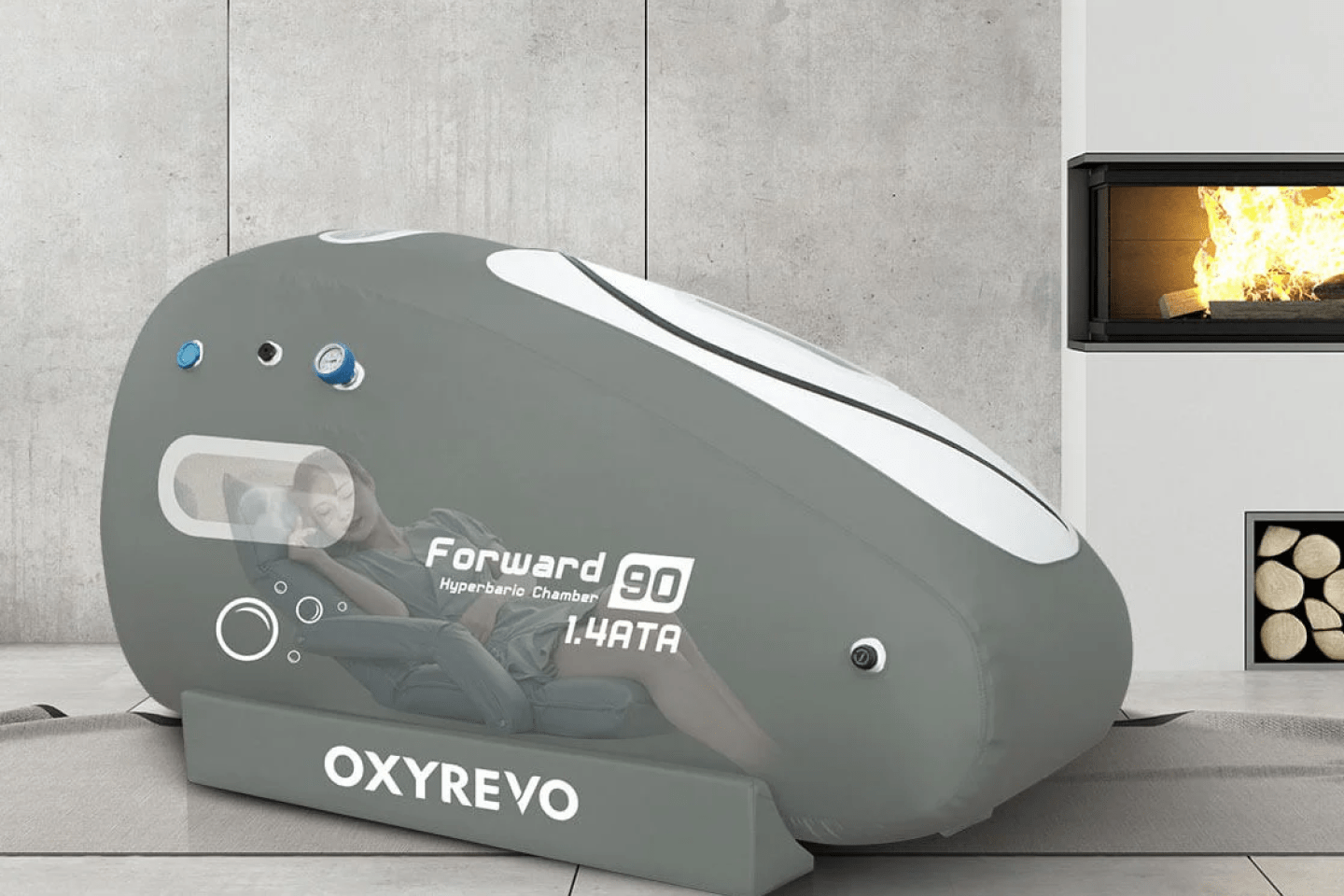 OXYREVO Forward 90 Portable Sitting Hyperbaric Chamber - 5