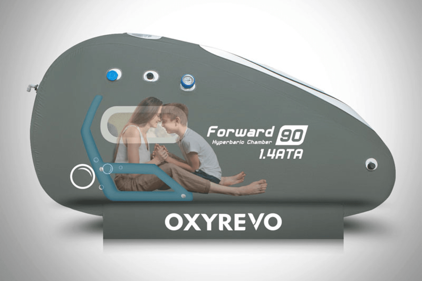 Oxyrevo Soft Hyperbaric Chamber Features spacious interior