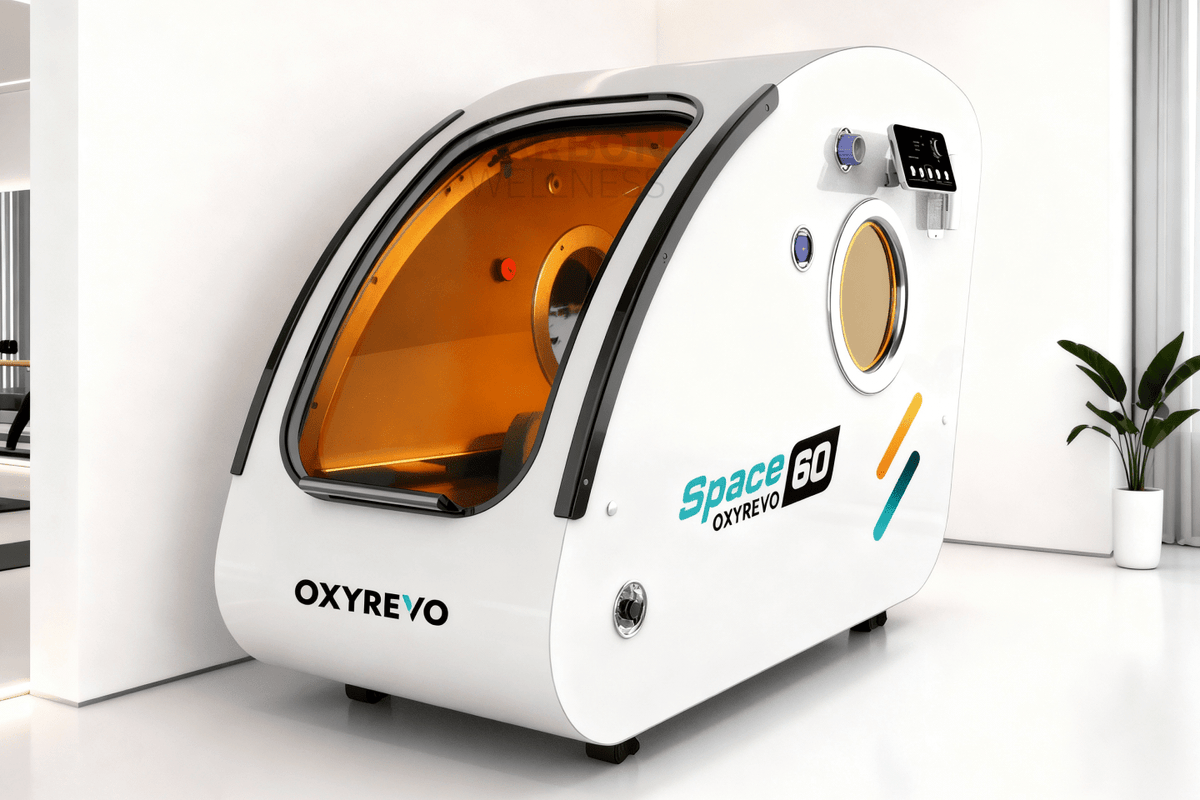 OXYREVO Space60 Hard Sitting Hyperbaric Chamber | Carbon Wellness MD