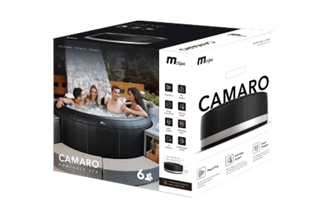 MSPA Camaro 6 Person Hot Tub packaging