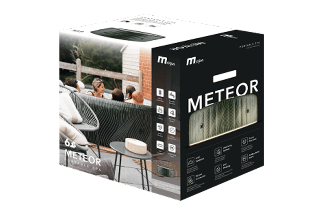 MSPA Meteor 6 Person Hot Tub packaging