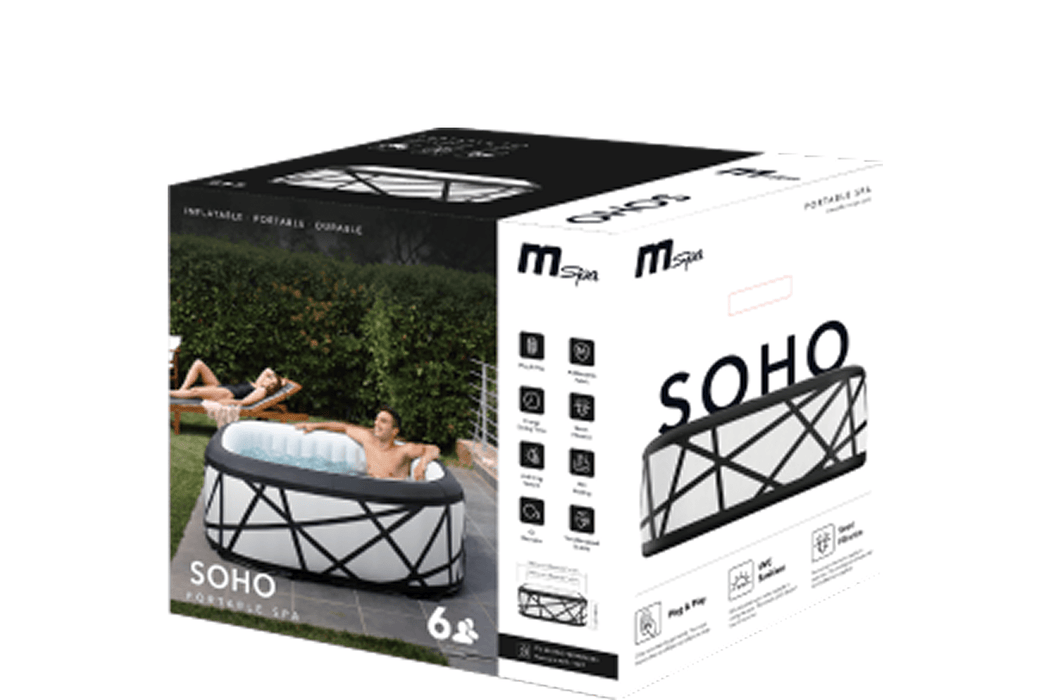 MSPA Soho 6 Person Hot Tub case