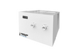 Penguin Chillers Cold Plunge white with digital controller and hose inlet/outlet ports