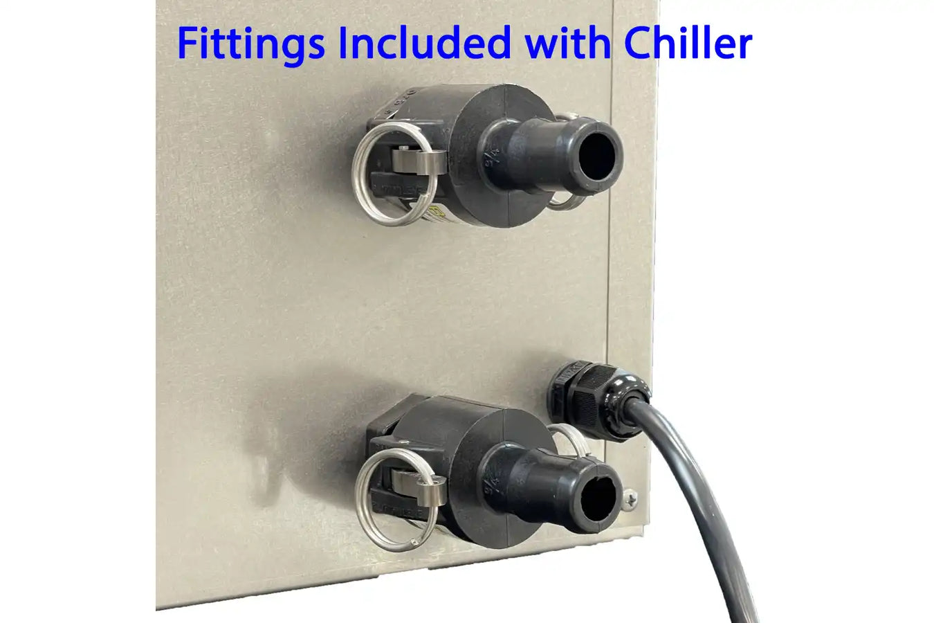 Penguin Chillers Cold Plunge Tub with fittings inclusions