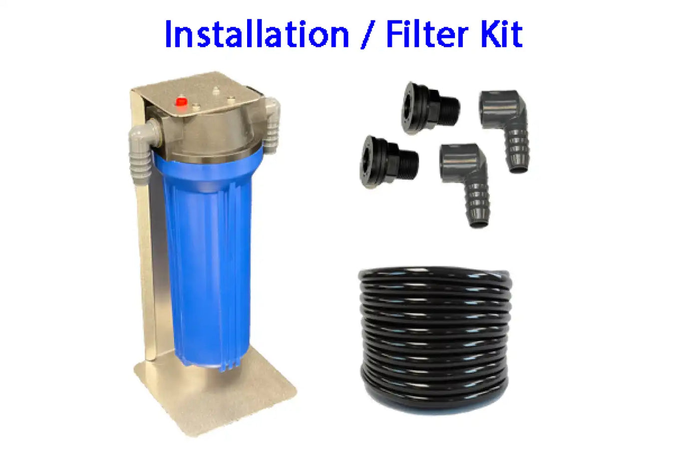 Penguin Chillers Cold Plunge Tub filter installation kit