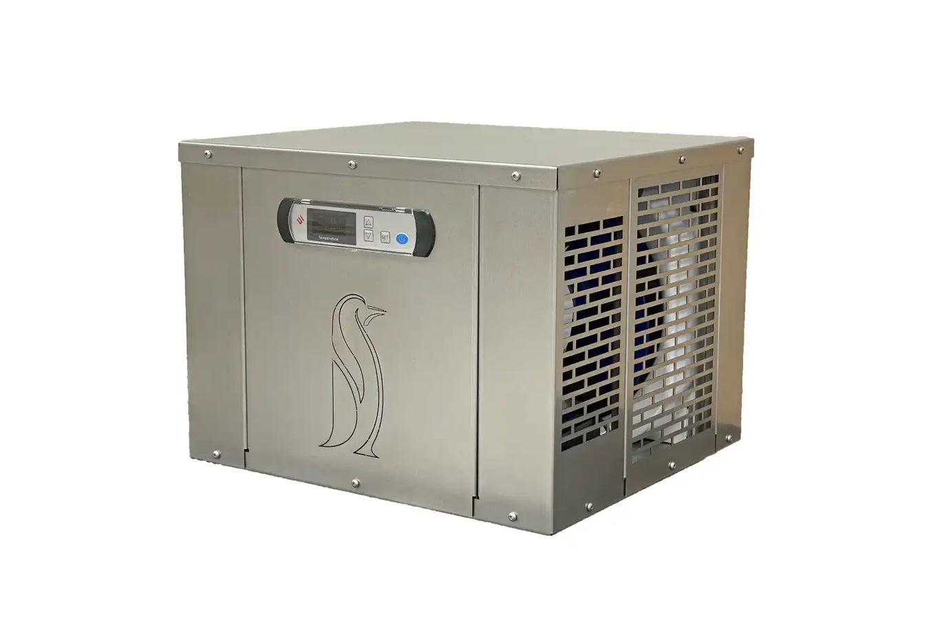 Penguin Chillers Cold Plunge Chiller, silver color