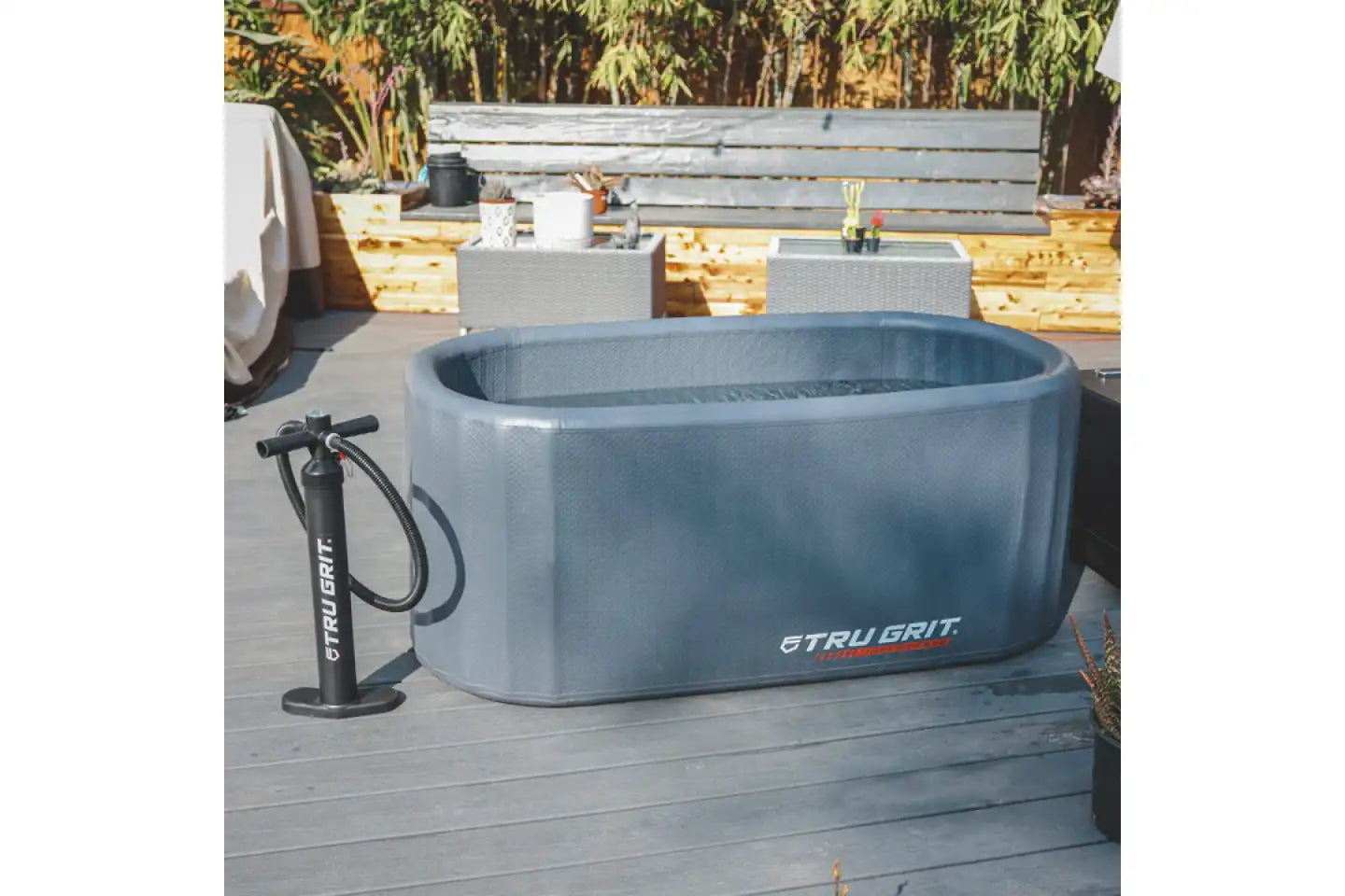 Penguin Chillers Cold Therapy Chiller + Tru Grit Inflatable Tub - 2