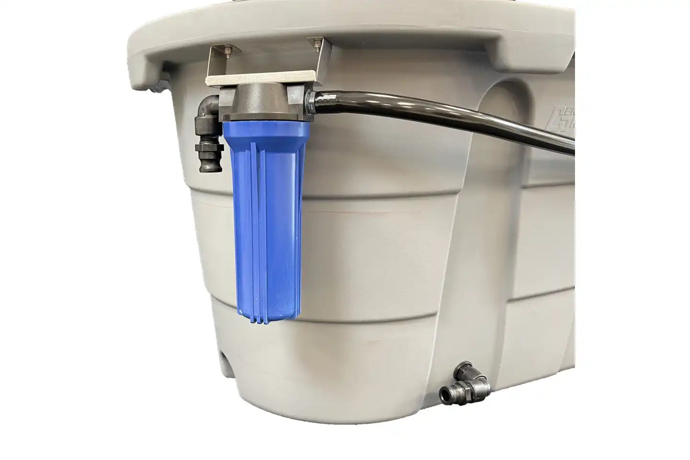 Penguin Chillers Ice Bath Tub and its filter closeup