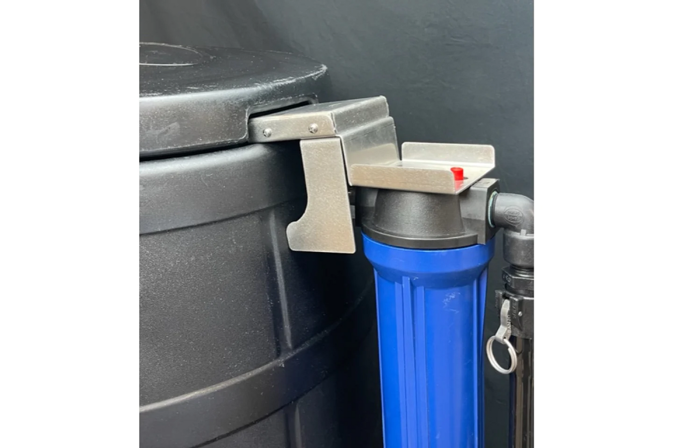 Penguin Chillers Ice Bath Barrel filter closeup