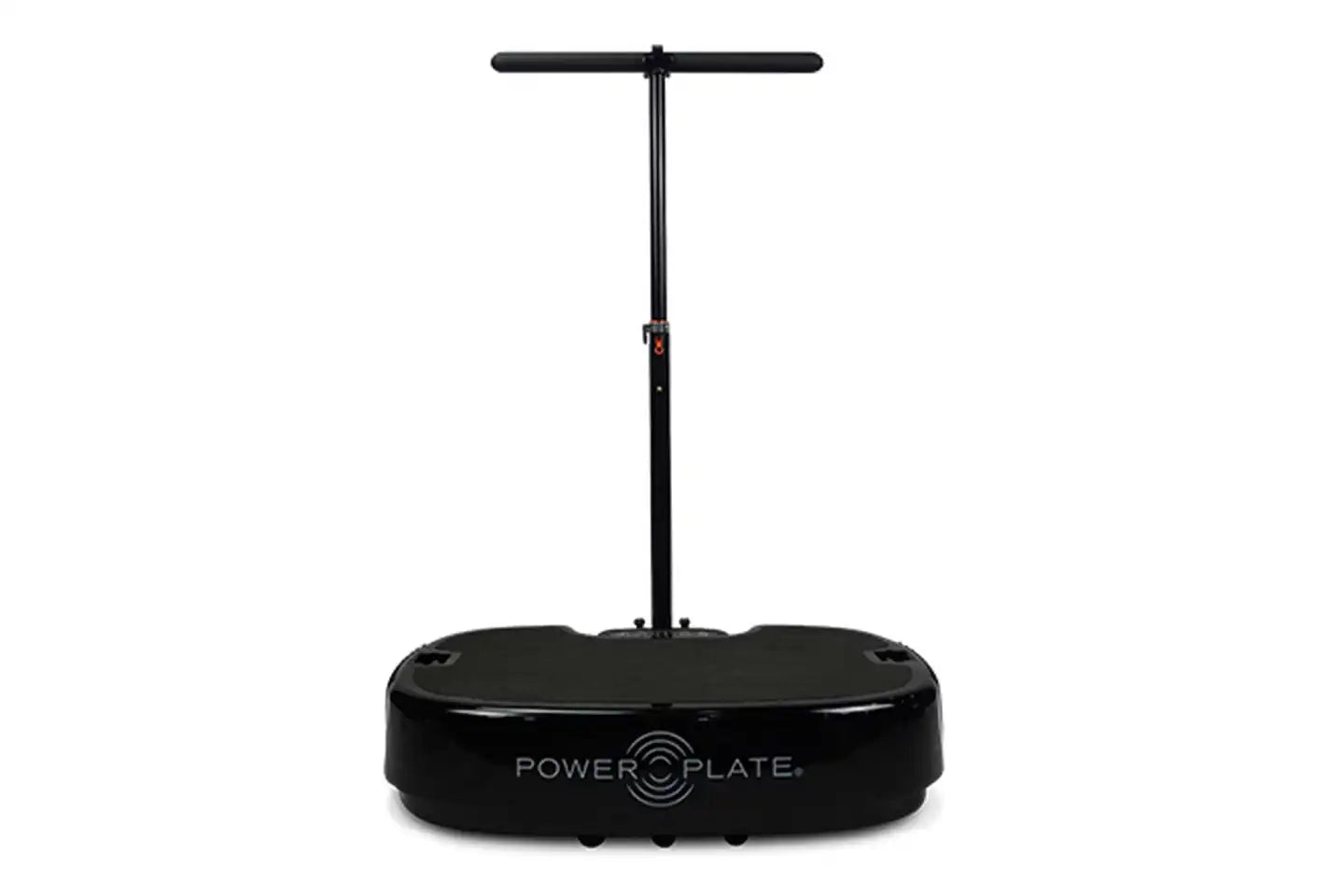 Personal Power Plate Vibration Plates black model of stability bar front view