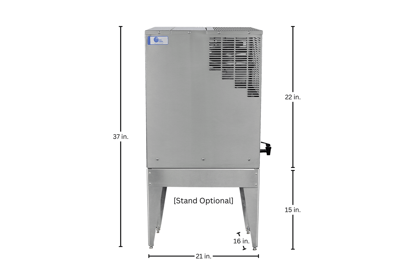 Pure Water Mega Classic Automatic Water Distiller dims