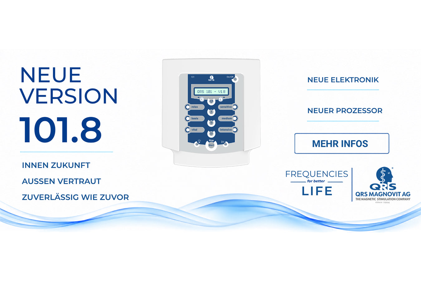 QRS 101.8 New Version with enhanced electronics