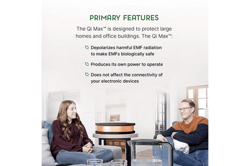 Qi Max EMF Protection by Waveguard features