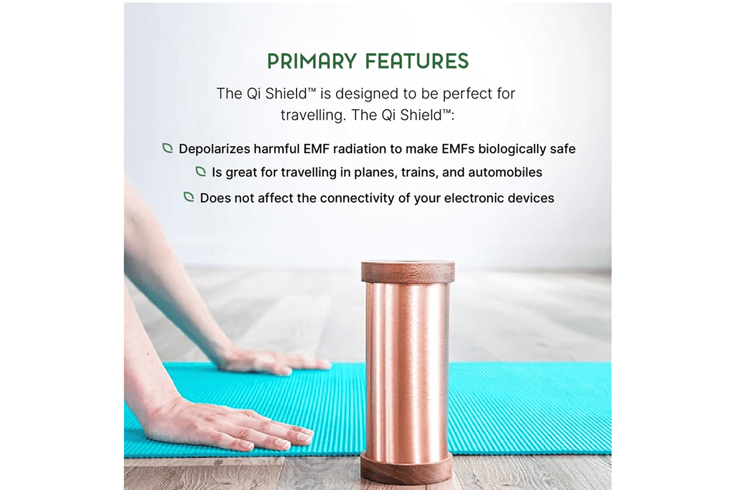 Qi Shield EMF Protection by Waveguard — Carbon Wellness MD