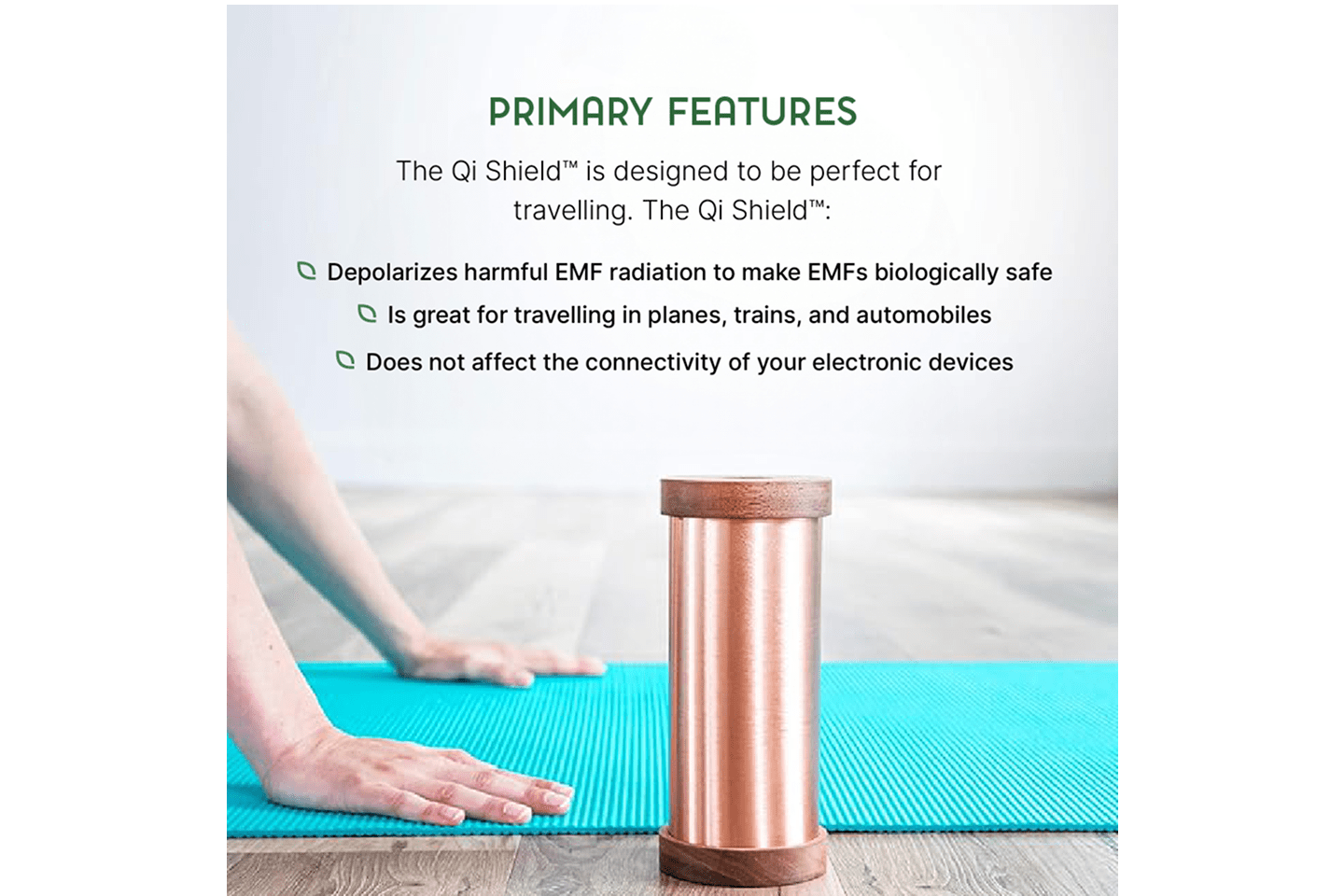 Qi Shield EMF Protection by Waveguard Features