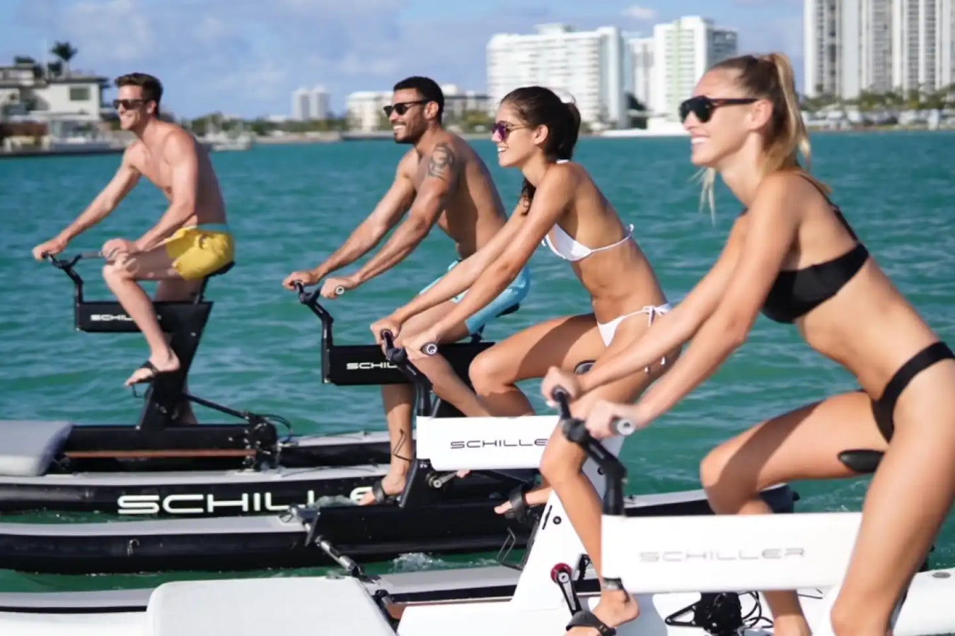 Schiller Water Bicycle white and black color
