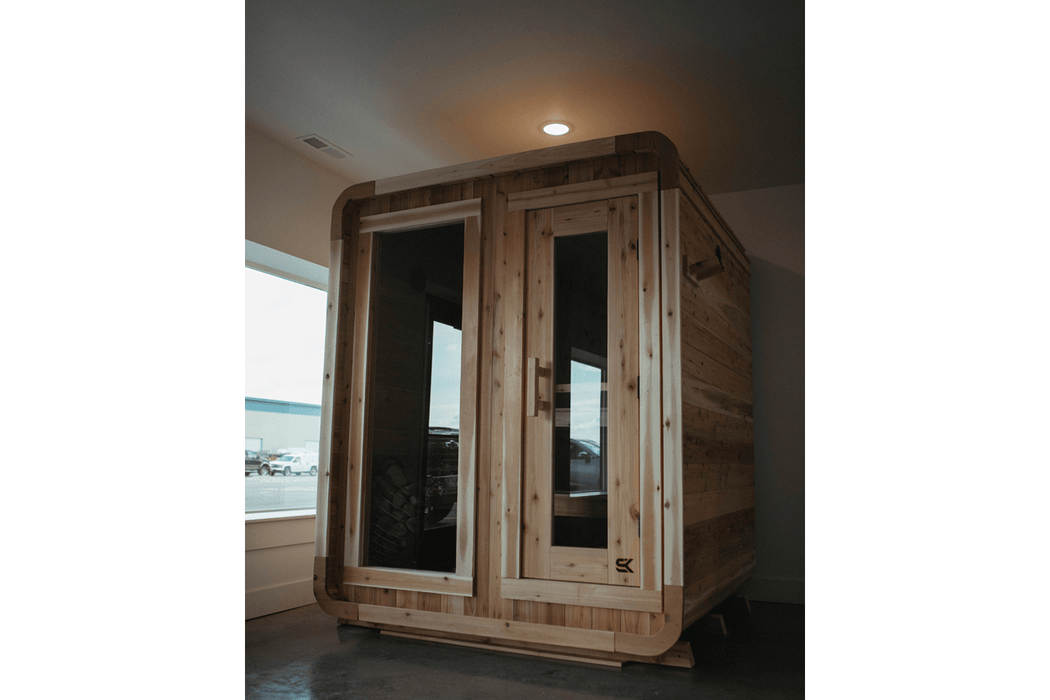 The Sweat Cabin 4-6 Person Cedar Sauna by Sweat Kingdom