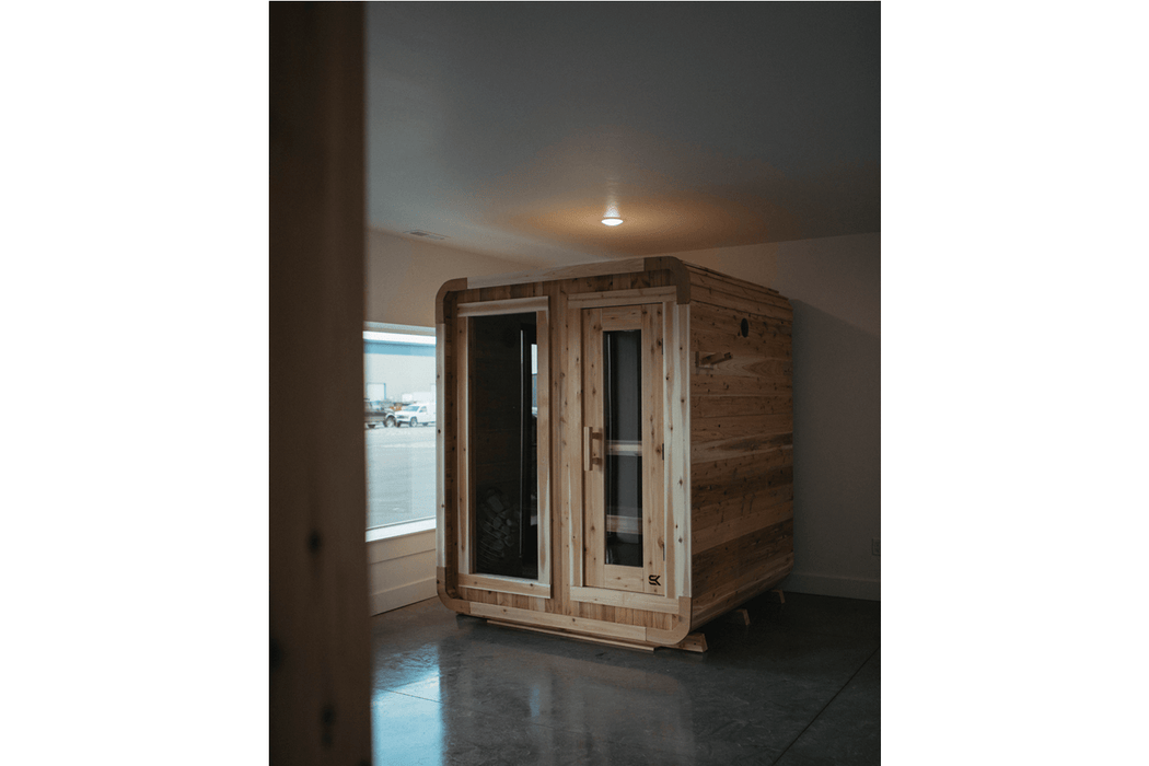 The Sweat Cabin 4-6 Person Cedar Sauna by Sweat Kingdom