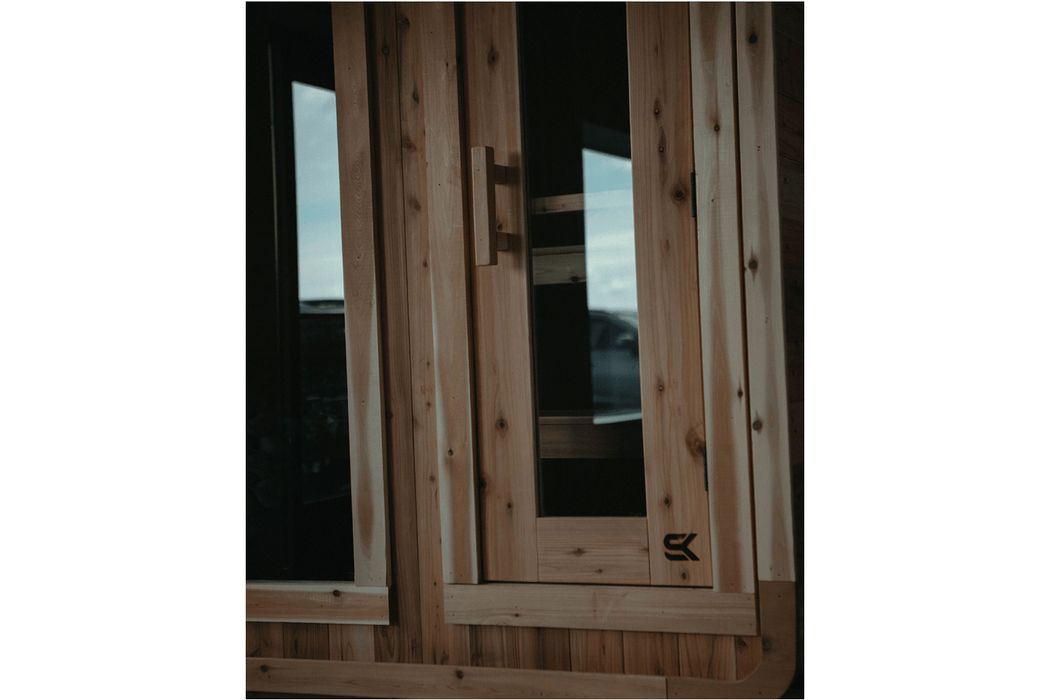 The Sweat Cabin 4-6 Person Cedar Sauna by Sweat Kingdom
