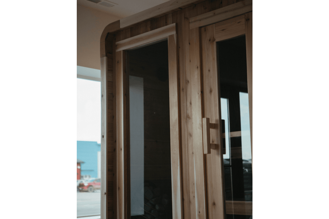 The Sweat Cabin 4-6 Person Cedar Sauna by Sweat Kingdom
