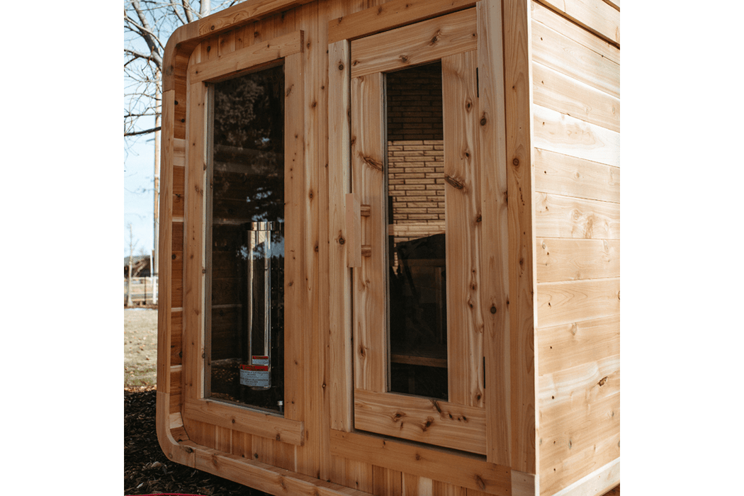 The Sweat Cabin 4-6 Person Cedar Sauna by Sweat Kingdom