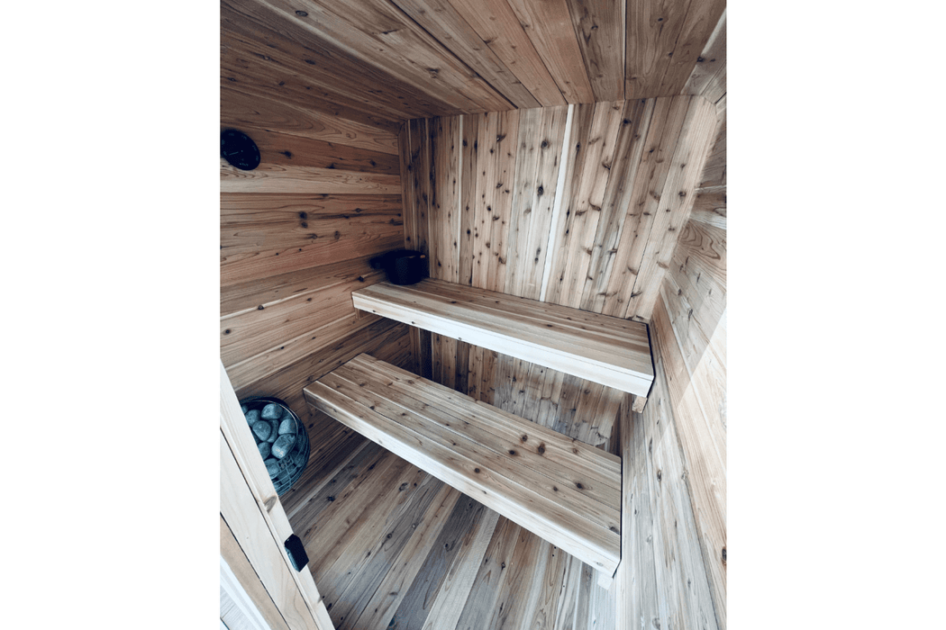 The Sweat Cabin 4-6 Person Cedar Sauna by Sweat Kingdom