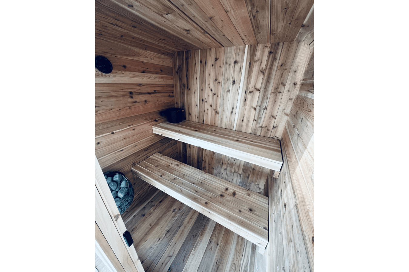 The Sweat Cabin 4-6 Person Cedar Sauna by Sweat Kingdom