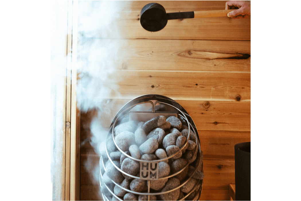 The Sweat Cabin Blackout Edition 4-6 Person Cedar Sauna by Sweat Kingdom