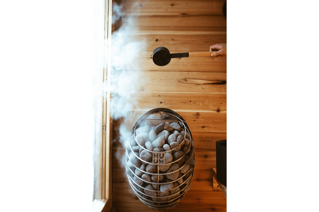 The Sweat Cabin Blackout Edition 4-6 Person Cedar Sauna by Sweat Kingdom