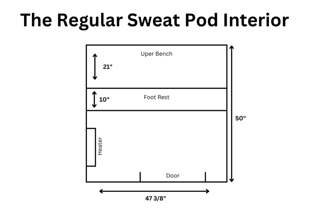 The Sweat Pod 2-4 Person Cedar Sauna by Sweat Kingdom