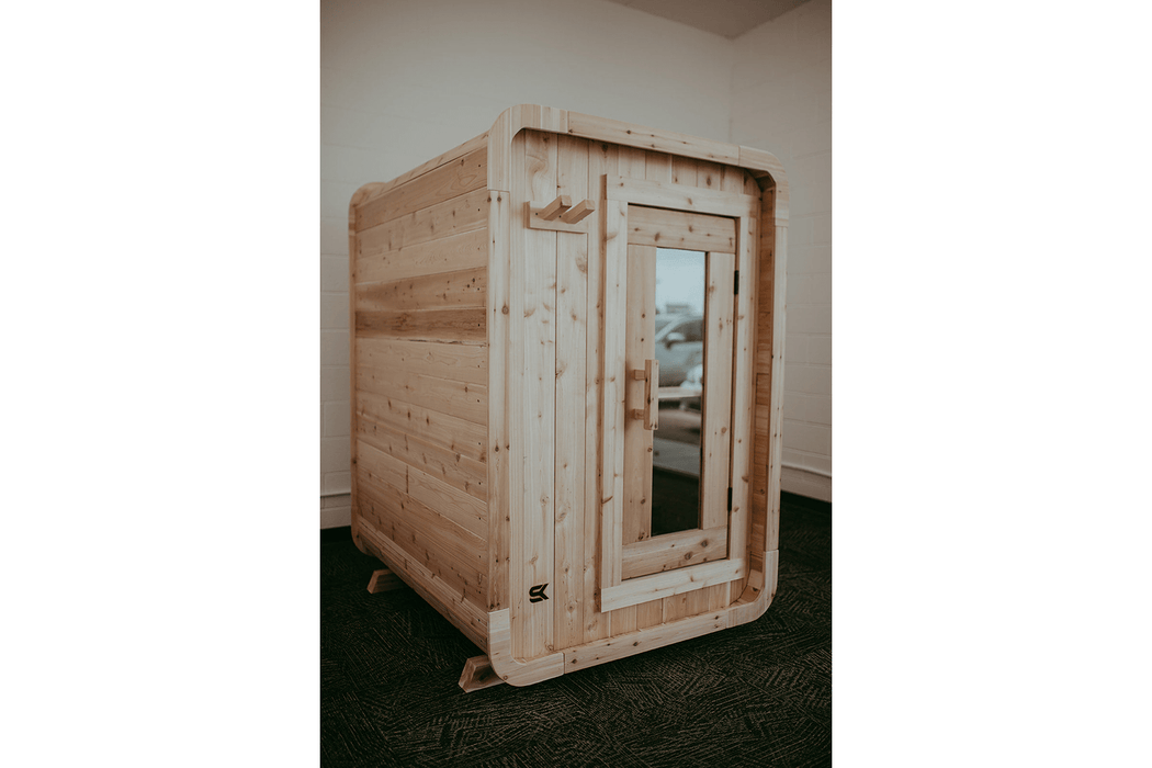 The Sweat Pod 2-4 Person Cedar Sauna by Sweat Kingdom